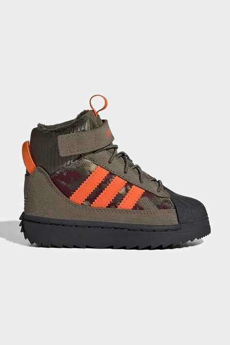 adidas Originals Obuv detská SUPERSTAR WINTER TREK zelená KH9794