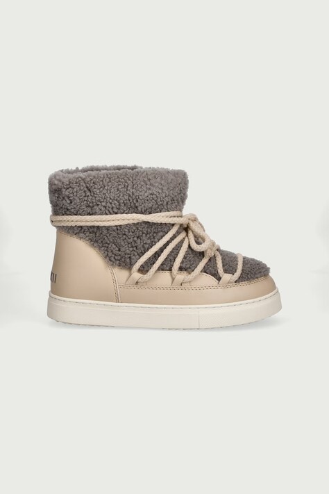 Inuikii Zimske čizme za djecu od kože CURLY smeđe 3001.003.0033