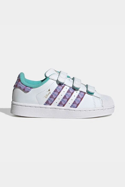 adidas Originals Disney Princess SUPERSTAR II tenisice za djecu od kože bijele KJ7477