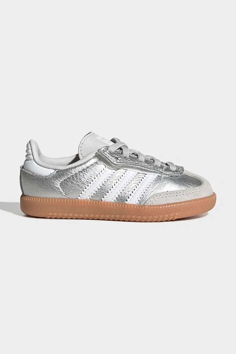 adidas Originals SAMBA OG tenisice za bebe od kože srebrne KK2346