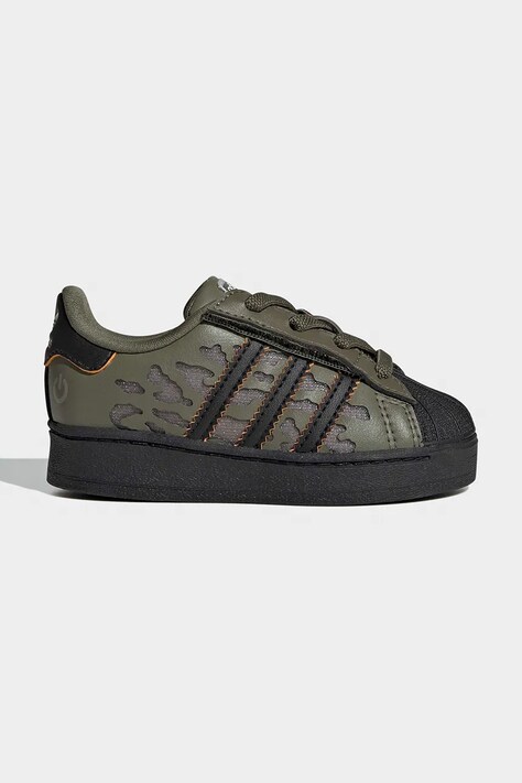 adidas Originals SUPERSTAR LED LIGHTS sneakers παιδικά πράσινα KJ6799