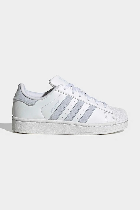 adidas Originals SUPERSTAR II sneakersy dziecięce zamszowe białe LA7697