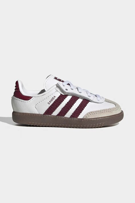 adidas Originals SAMBA OG sneakers boty dětské kožené bílé KZ8680