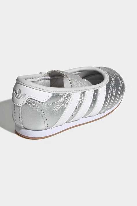 adidas Originals TAEKWONDO кросівки дитячі шкіряні — AW26-OBKZT5, срібний — фото 3