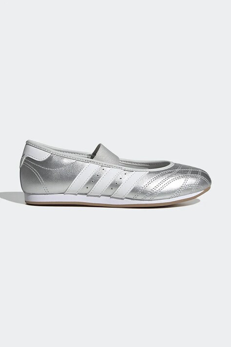 adidas Originals TAEKWONDO tenisice za djecu od kože srebrne KJ8241