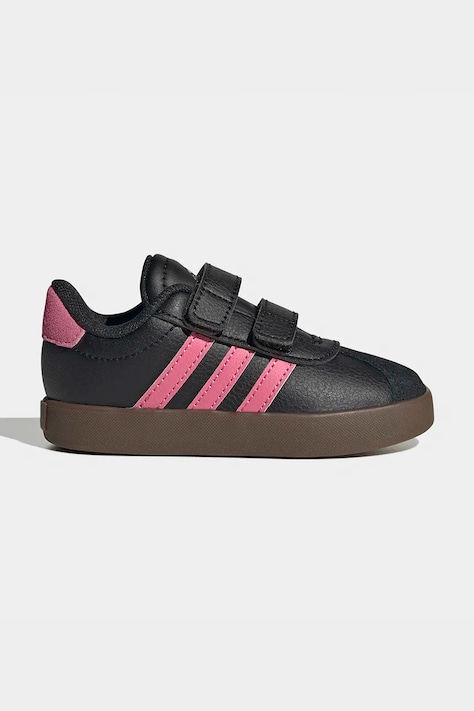 adidas VL COURT 3.0 tenisky detské čierne KK4577