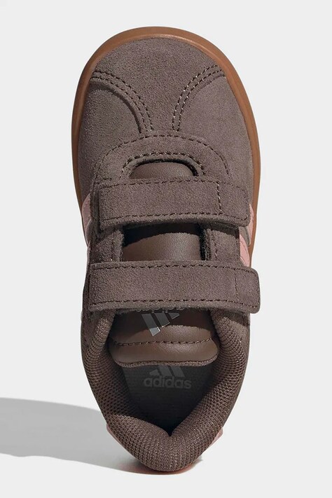 adidas VL COURT 3.0 sneakersy dziecięce brązowe KK4584