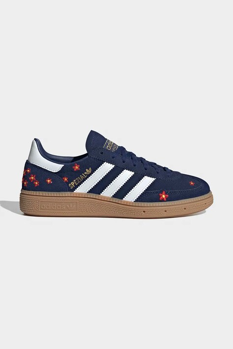 adidas Originals HANDBALL SPEZIAL sneakers detské semišové tmavomodré KI0368