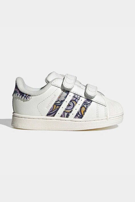 adidas Originals LIBERTY LONDON SUPERSTAR II tenisice za djecu od kože bijele KJ7483