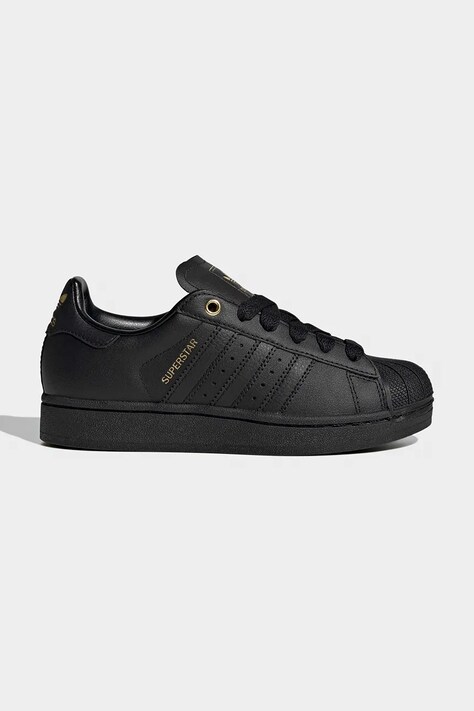 adidas Originals SUPERSTAR II sneakers παιδικά δερμάτινα μαύρα KI5609