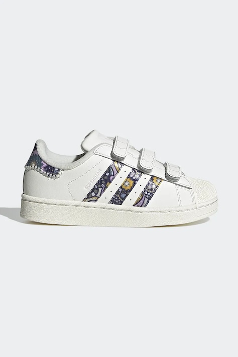 adidas Originals LIBERTY LONDON SUPERSTAR II tenisice za djecu od kože bijele KJ7484