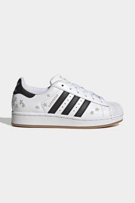 adidas Originals SUPERSTAR II sneakers detské kožené biele KK3377