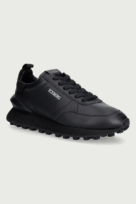 Iceberg Hyper sneakers pánske kožené čierne IU188302