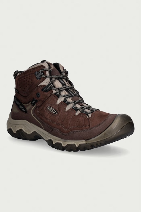 Keen buty trekkingowe męskie TARGHEE IV MID WP bordowe zamszowe 1031773