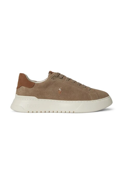 Polo Ralph Lauren Sneakers pánske semišové hnedé 809P15729002