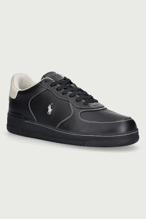 Polo Ralph Lauren Sneakers Men's leather black 809P15490004