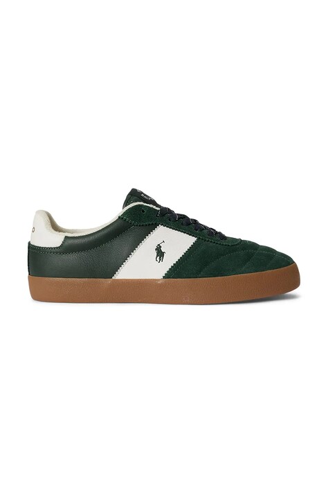 Polo Ralph Lauren Sneakersy męskie skórzane zielone 816P15847001