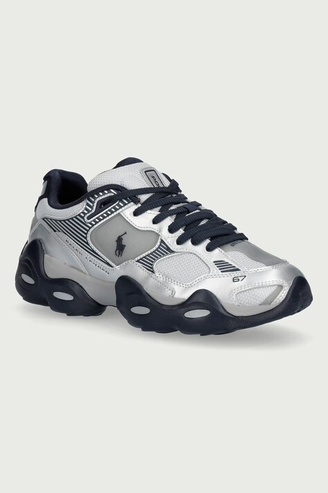 Polo Ralph Lauren Sneakersy męskie srebrne 809P15751001