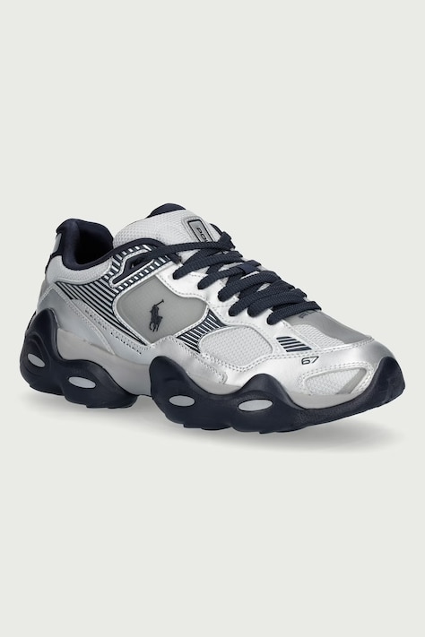 Polo Ralph Lauren Sneakersy męskie srebrne 809P15751001