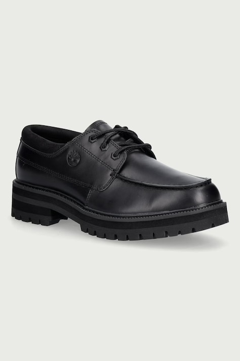 Timberland Britton Drive Lace Up μοκασίνια Ανδρικά δερμάτινα μαύρα TB0A42KGW021
