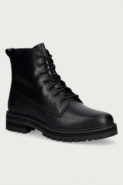 Timberland Britton Drive Mid Lace trzewiki męskie skórzane czarne TB0A41CGW021