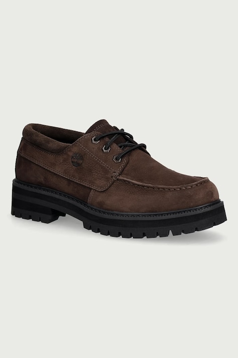 Timberland Britton Drive Lace Up μοκασίνια Ανδρικά nubuck καφέ TB0A42KGW071