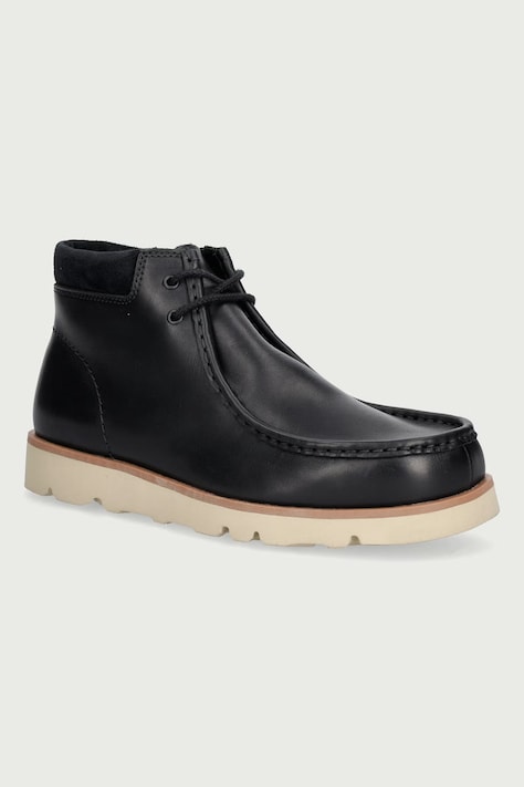 Clarks Originals Półbuty męskie skórzane czarne 26327999