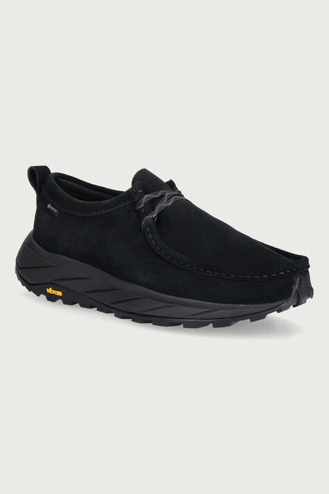 Clarks Originals Mocasini pentru bărbați din piele întoarsă negri 26327893