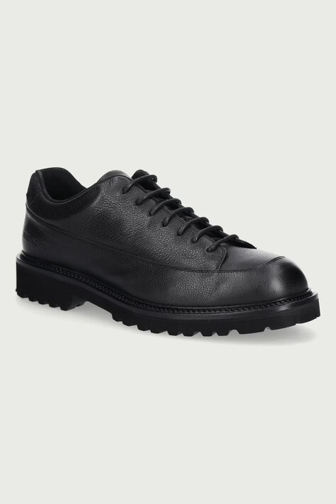 Common Projects Hiker Low Piuma sneakersy męskie skórzane czarne 2605