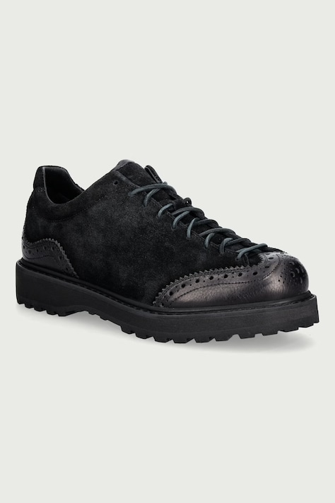 Diemme AMPEZZO półbuty męskie zamszowe czarne DI25FWAMM.M02S008BLK