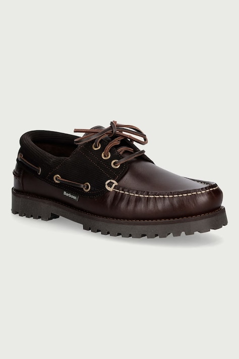 Barbour Deck Boat Shoe полуботинки для мужчин кожаные коричневые MFO0795BR98