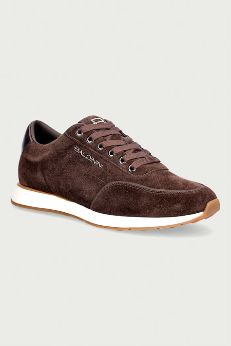 Baldinini sneakersy męskie zamszowe brązowe U7B403T1CRAB