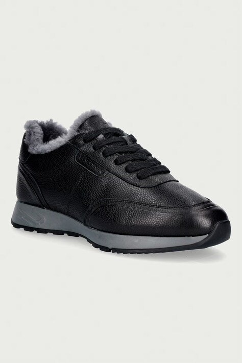 Baldinini sneakersy męskie skórzane czarne U7B404A1BOTT