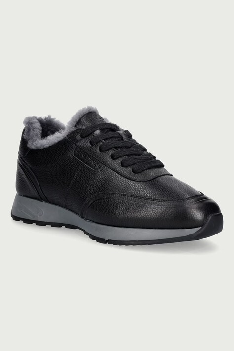 Baldinini Sneakers pentru bărbați din piele negri U7B404A1BOTT