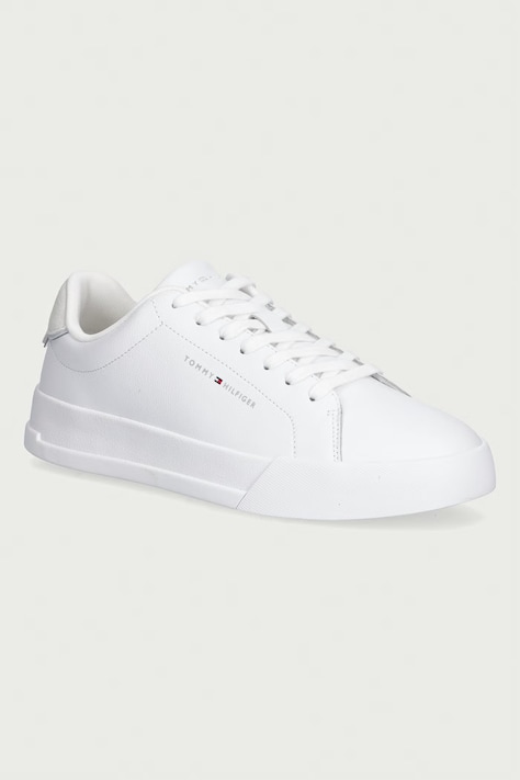 Tommy Hilfiger TH COURT CORE sneakersy męskie skórzane białe FM0FM05904