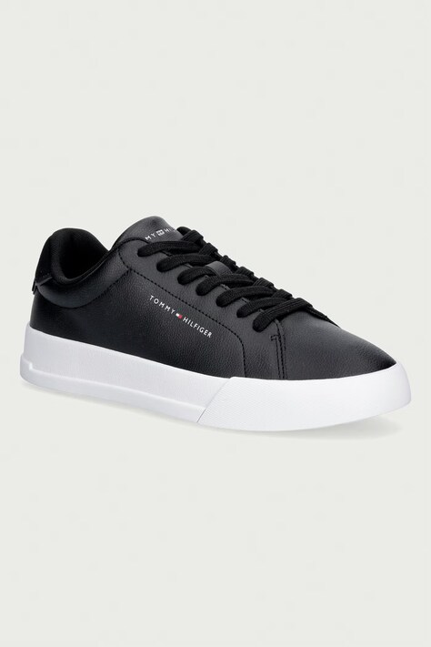 Tommy Hilfiger TH COURT CORE tenisice za muškarce od kože crne FM0FM05904