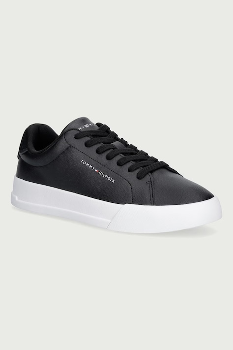 Tommy Hilfiger TH COURT CORE tenisice za muškarce od kože crne FM0FM05904