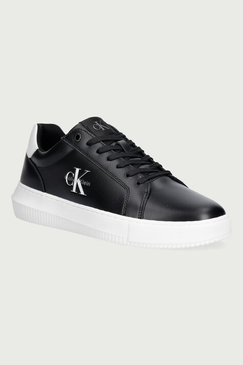 Calvin Klein CHUNKY CUPSOLE MONO LTH sportcipő férfi bőr fekete YM0YM01317