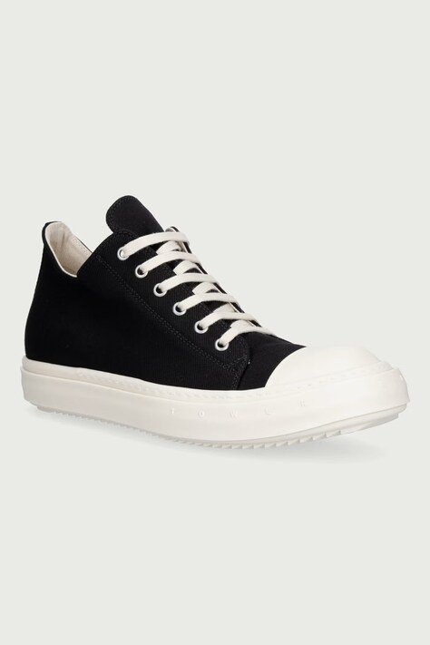 Rick Owens DRKSHDW Low tenisice za muškarce crne niske DU02F6802 DOEH4