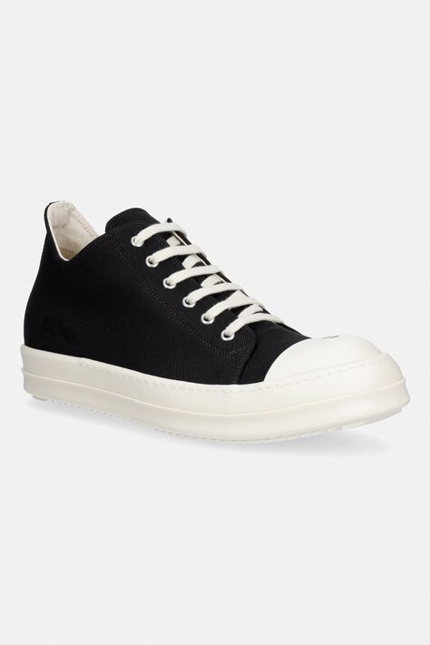 Rick Owens DRKSHDW Low tenisówki męskie czarne niskie DU02F6802 DOEP7