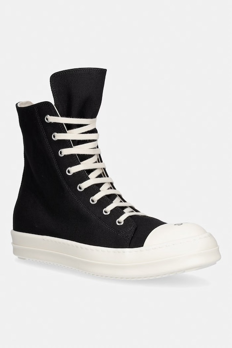 Rick Owens DRKSHDW tenisówki męskie czarne wysokie DU02F6800 DOEP7