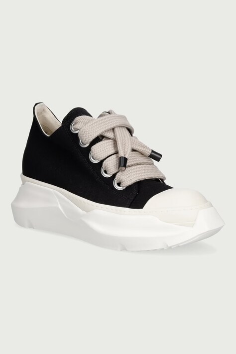 Rick Owens DRKSHDW Jumbolace Abstract Low tenisice za muškarce crne niske DU02F6845 DOW2