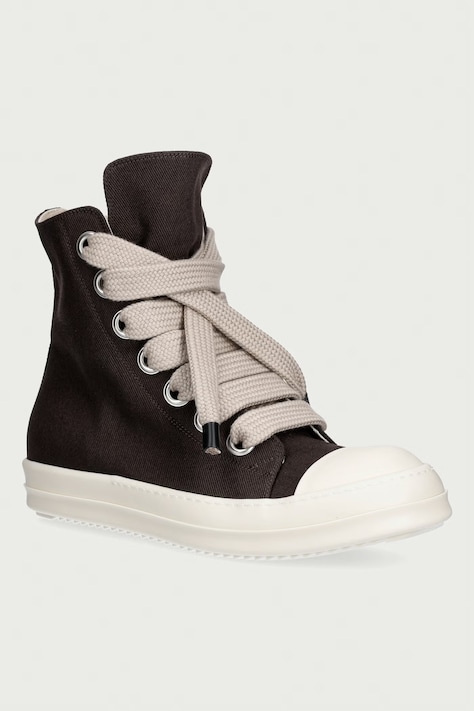 Rick Owens DRKSHDW Jumbolace tenisice za muškarce smeđe visoke DU02F6818 DOW2
