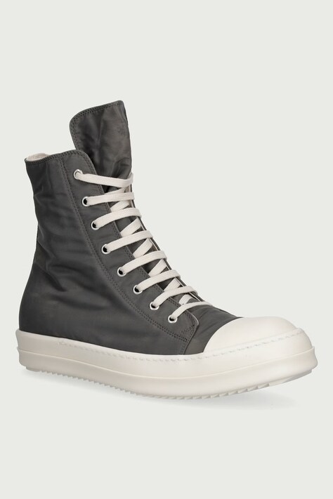 Rick Owens DRKSHDW Sneakers in tessuto da uomo grigie alte DU02F6800 NBFD