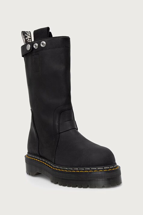 Rick Owens DRKSHDW Rick Owens DRKSHDW x Dr. Martens взуття чоловіче шкіряне чорне DM02F1814 4001