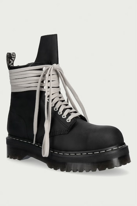 Rick Owens DRKSHDW Rick Owens DRKSHDW x Dr. Martens trekové boty pánské kožené černé DM02F1813 3001
