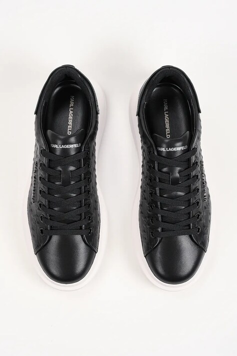 Karl Lagerfeld Kore кросівки чоловічі шкіряні — AW26-OBMYBE, чорний — фото 4
