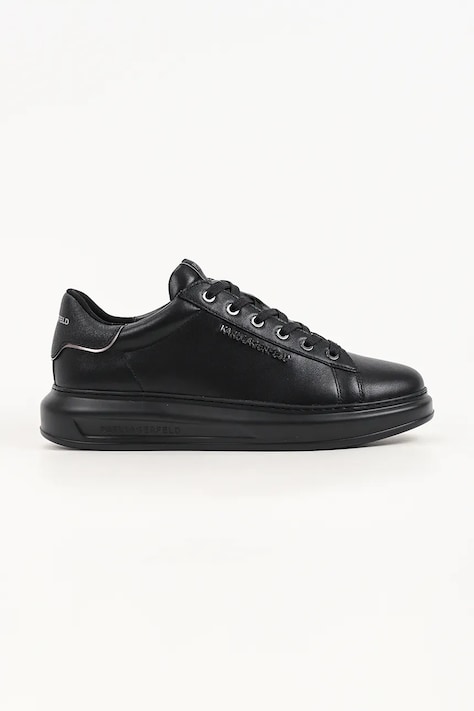 Karl Lagerfeld Kapri sneakersy damskie skórzane czarne KL52581