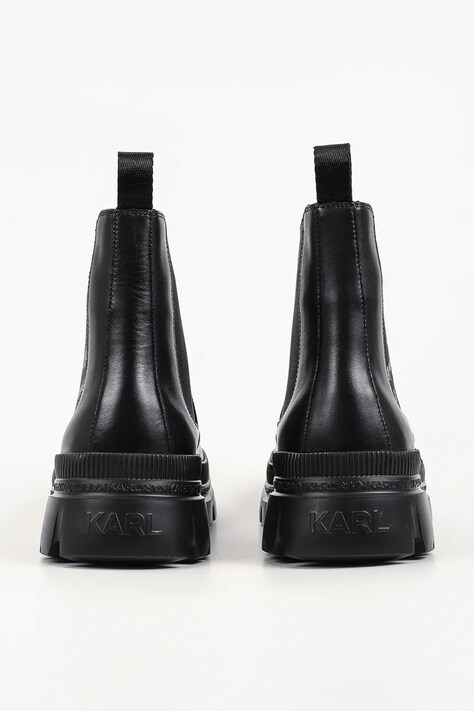 Karl Lagerfeld челсі чоловічі шкіряні Trekka — AW26-OBMYBM, чорний — фото 3