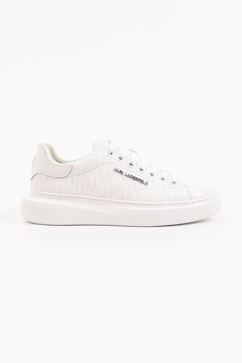 Karl Lagerfeld Kore sneakersy męskie skórzane białe KL56549K